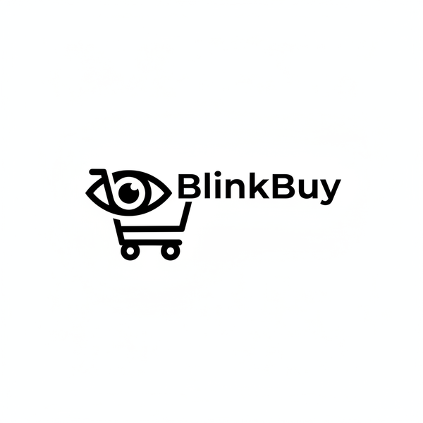 create black and white logo for blinkbuy and minimal